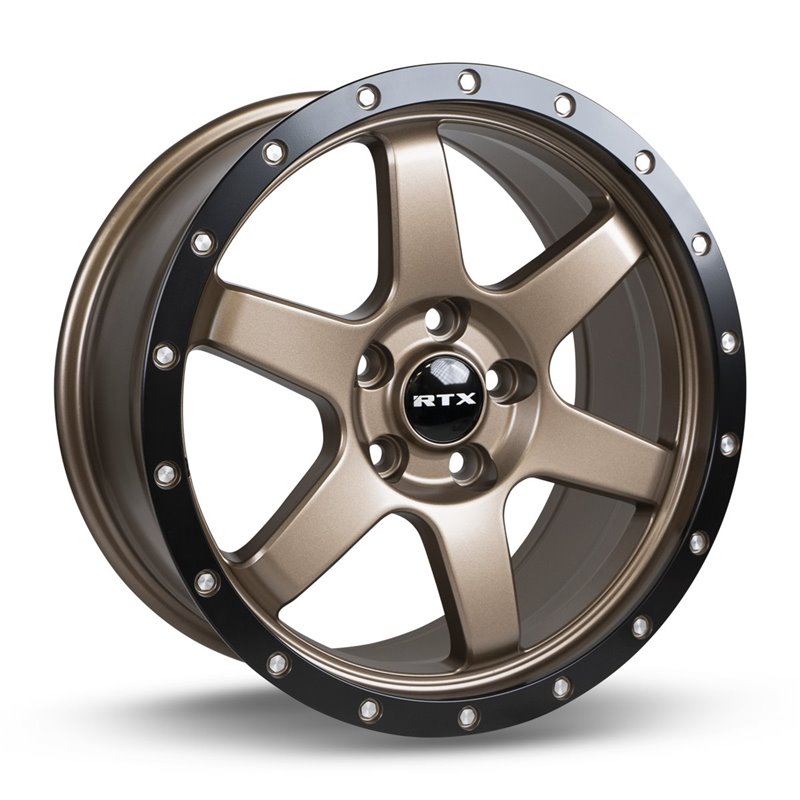 RTX | Dakar 17x8.0 ET35 - Satin Bronze Black Edge Lip