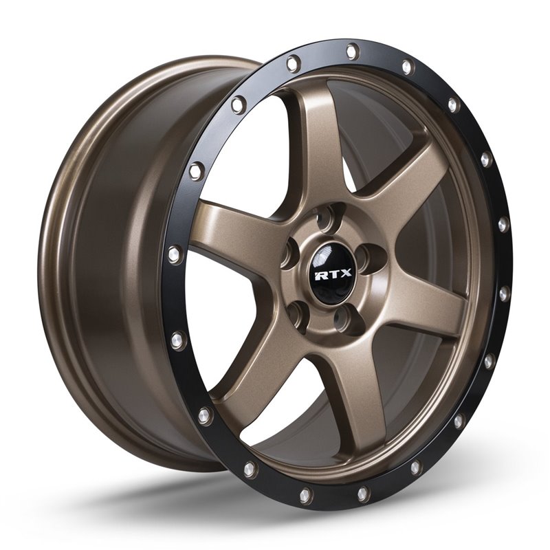 RTX | Dakar 17x8.0 ET35 - Satin Bronze Black Edge Lip