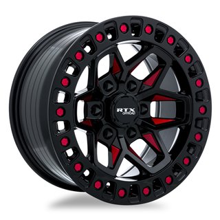 RTX | Zion 20x9.0 ET-15 - Black Milled Red