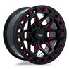 RTX | Zion 20x9.0 ET-15 - Black Milled Red