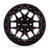 RTX | Zion 20x9.0 ET-15 - Black Milled Red