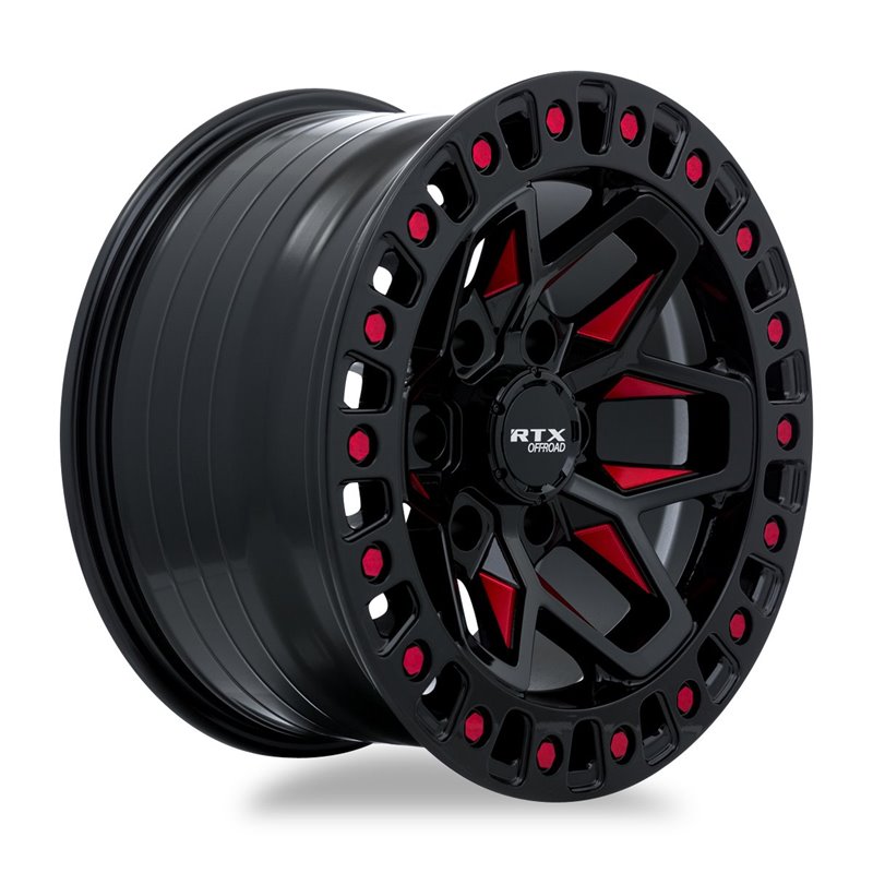 RTX | Zion 20x9.0 ET-15 - Black Milled Red