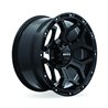 RTX | Goliath 17x9.0 ET-15 - Satin Black with Milled Rivets