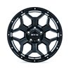 RTX | Goliath 17x9.0 ET0 - Satin Black with Milled Rivets