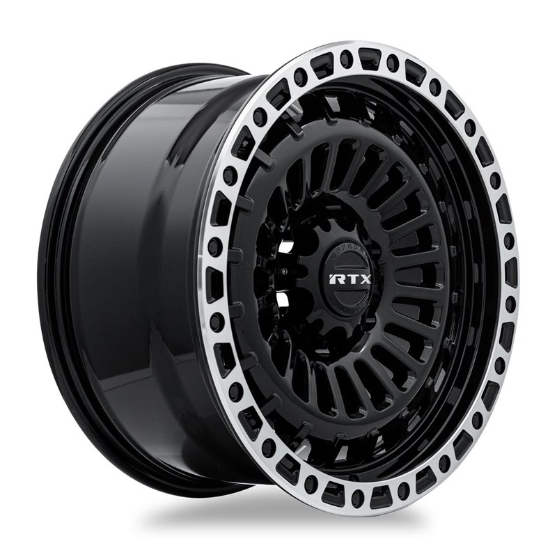 RTX | Moab 17x9.0 ET0 - Gloss Black Machined Lip