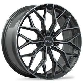 RTX | RS02 18x8.0 ET38 - Gloss Black Machined