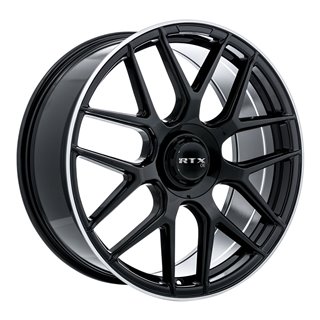 RTX | Leonburg 20x8.5 ET38 - Gloss Black with Machined Edge