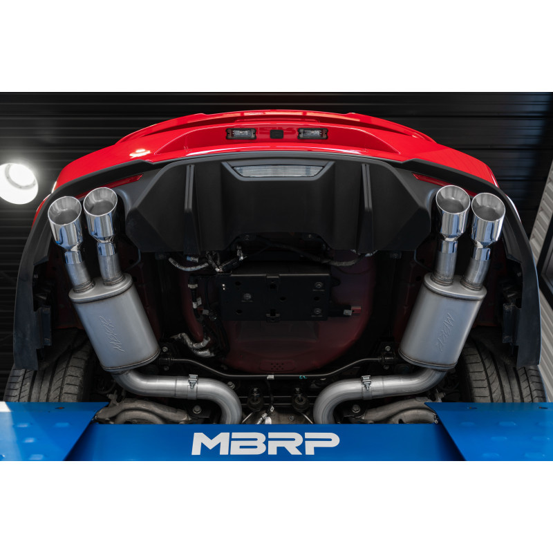 MBRP | Installer Series AL Cat-Back - Mustang 5.0L 2018-2022