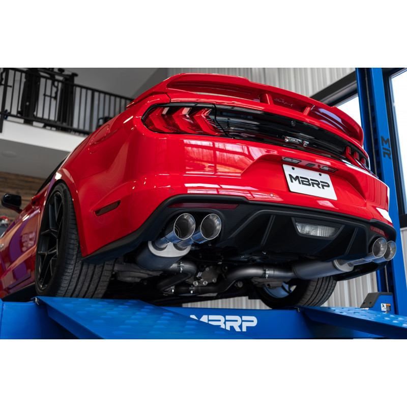 MBRP | Installer Series AL Cat-Back - Mustang 5.0L 2018-2022