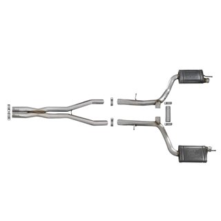 aFe Power | MACH Force-Xp 304 Stainless Steel Cat-Back Exhaust System - Challenger 5.7L 2015-2016