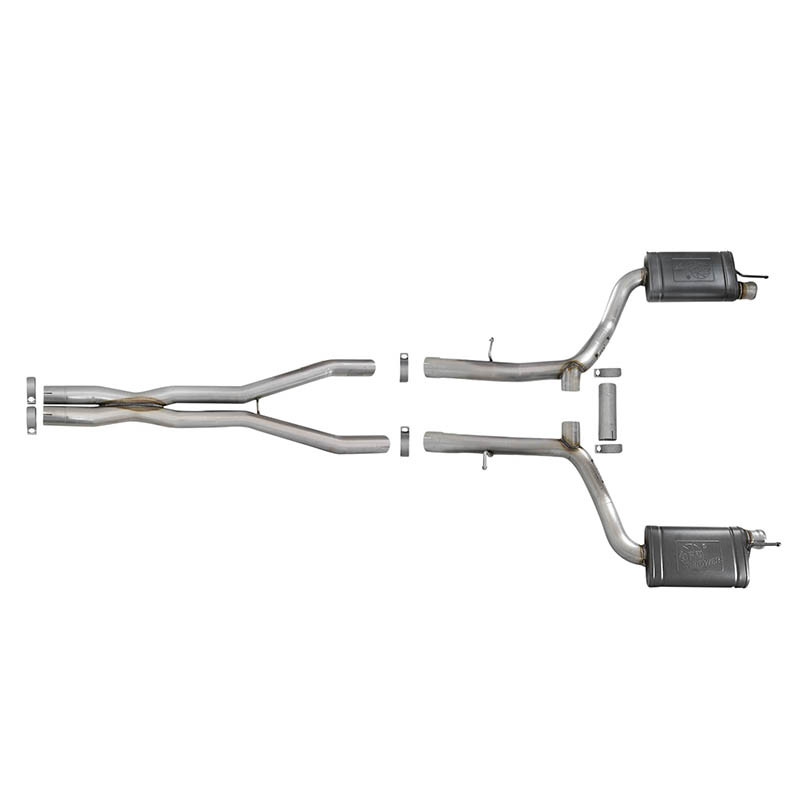 aFe Power | MACH Force-Xp 304 Stainless Steel Cat-Back Exhaust System - Challenger 5.7L 2015-2016