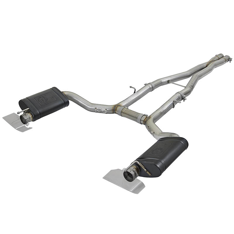 aFe Power | MACH Force-Xp 304 Stainless Steel Cat-Back Exhaust System - Challenger 5.7L 2015-2016