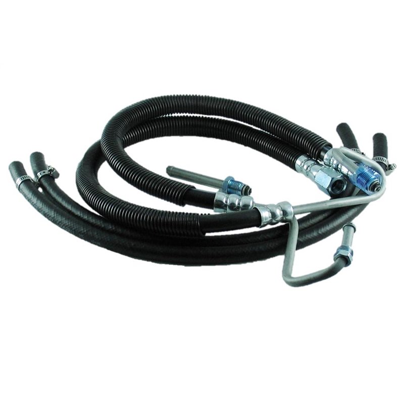 Borgeson | Dodge Power Steering Hose Kit; OEM Style Rubber; 1997-2002 Diesel with Hydro-Boo - Ram 2500 / 3500 5.9L 2000-2002