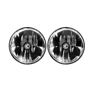 KC HiLiTES | Headlight; Gravity LED 7in. DOT TJ/H4 (pr) - Wrangler 2.4L / 2.5L / 4.0L 1997-2006