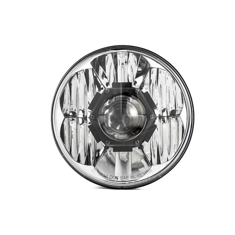 KC HiLiTES | Headlight; Gravity LED Pro 7in. DOT Jeep JK 07-18 (pr) - Wrangler (JK) / Wrangler (JL) 3.6L / 3.8L 2007-2018