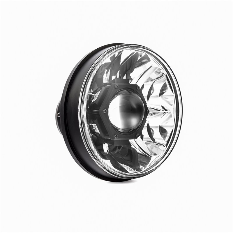 KC HiLiTES | Headlight; Gravity LED Pro 7in. DOT Jeep JK 07-18 (pr) - Wrangler (JK) / Wrangler (JL) 3.6L / 3.8L 2007-2018