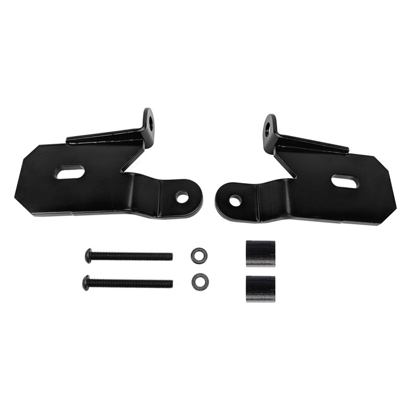 KC HiLiTES | Jeep JL; A-Pillar Bracket Set Blk - Gladiator / Wrangler (4xe) / Wrangler (JL) 2018-2024