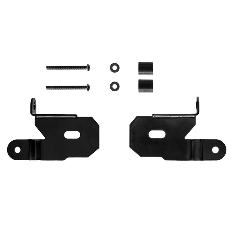 KC HiLiTES | Jeep JL; A-Pillar Bracket Set Blk - Gladiator / Wrangler (4xe) / Wrangler (JL) 2018-2024