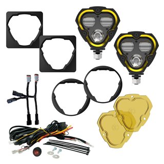 KC HiLiTES | KC FLEX ERA 3 LED 3.5in SAE Fog 2-Light Master Kit Jeep