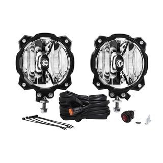 KC HiLiTES | Pro6; Gravity LED Single Mnt Driving SAE/ECE System (pr)