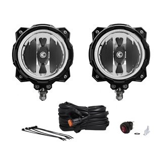 KC HiLiTES | Pro6; Gravity LED Single Mnt Spot System (pr)