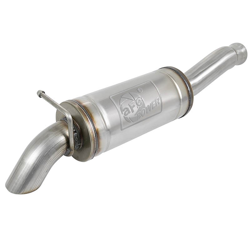 aFe Power | ROCK BASHER 2-1/2 IN to 3 IN 409 Stainless Steel Cat-Back Exhaust System - Wrangler (JL) 3.6L / 6.4L 2018-2023