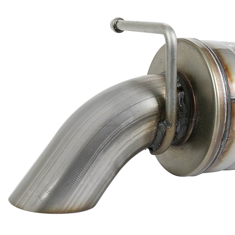 aFe Power | ROCK BASHER 2-1/2 IN to 3 IN 409 Stainless Steel Cat-Back Exhaust System - Wrangler (JL) 3.6L / 6.4L 2018-2023