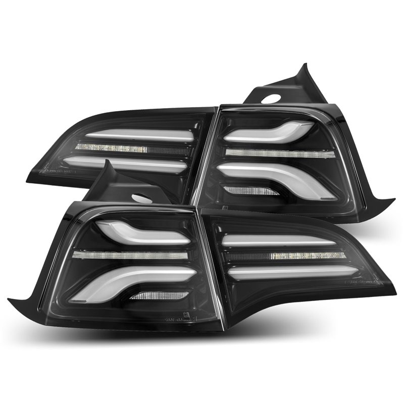 AlphaRex | LED Taillights Jet Black - 3 / Y  2017-2022