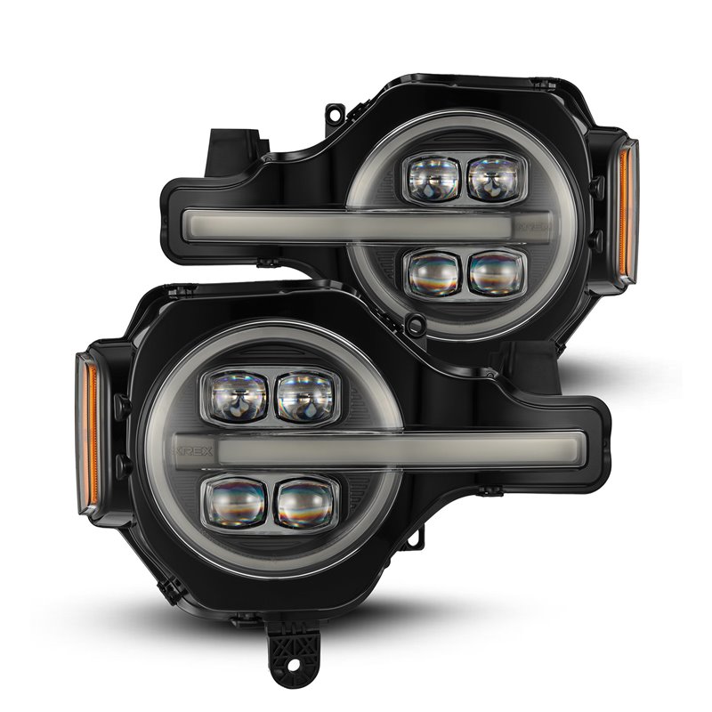 AlphaRex | Projector Headlights Black - Bronco 2.3T / 2.7T / 3.0T 2021-2023