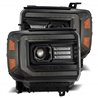 AlphaRex | Projector Headlights Alpha-Black - Sierra 1500 / 2500 HD / 3500 HD 2014-2018