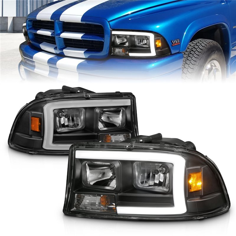 Anzo USA | Crystal Headlight Set - Dakota / Durango 2000-2004