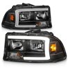 Anzo USA | Crystal Headlight Set - Dakota / Durango 2000-2004