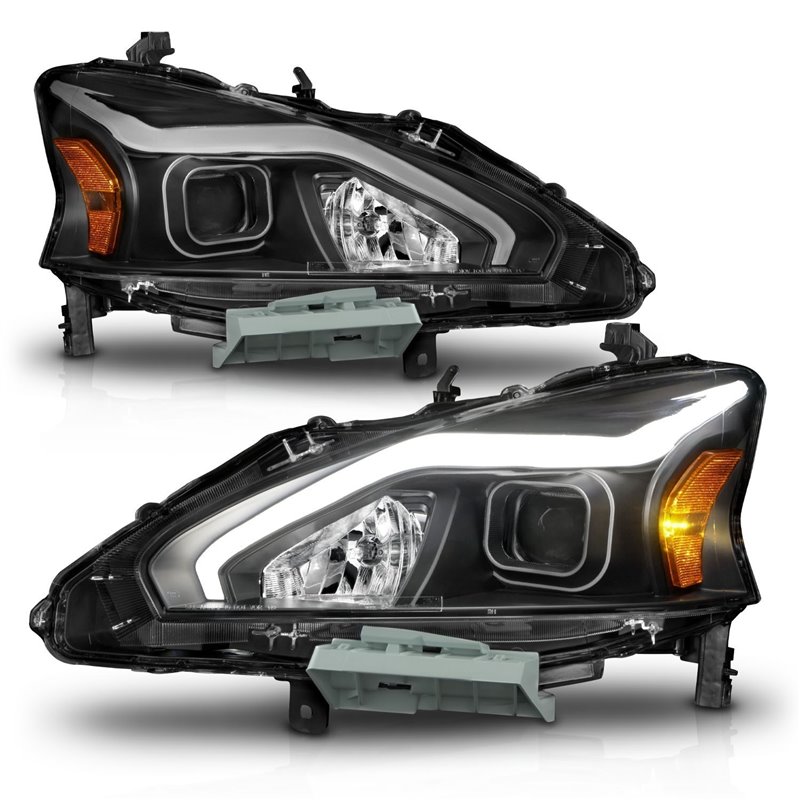 Anzo USA | Projector Headlight Set - Altima 2.5L / 3.5L 2013-2015