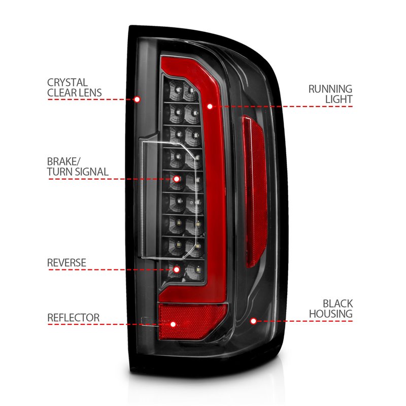Anzo USA | LED Tail Light Assembly - Colorado 2.5L / 2.8L / 3.6L 2015-2021