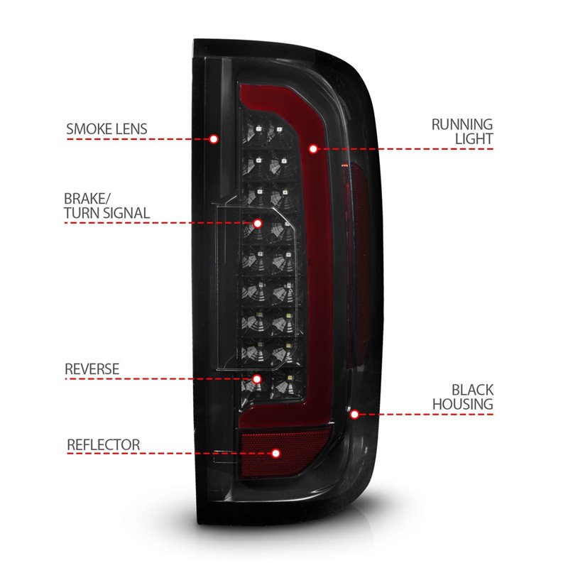Anzo USA | LED Tail Light Assembly - Colorado 2.5L / 2.8L / 3.6L 2015-2021