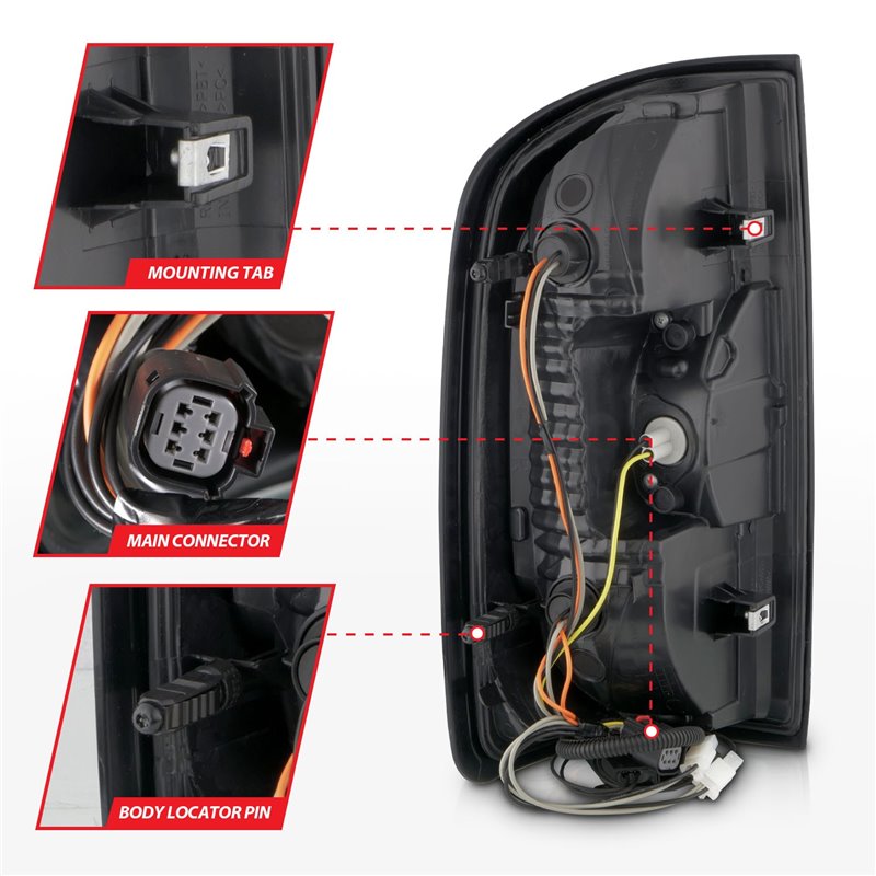 Anzo USA | LED Tail Light Assembly - Colorado 2.5L / 2.8L / 3.6L 2015-2021