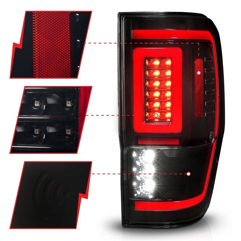Anzo USA | LED Tail Light Assembly - Ranger 2.3T 2019-2023