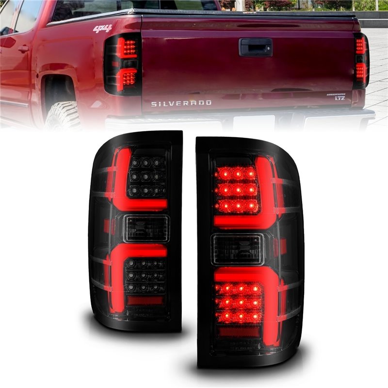 Anzo USA | LED Tail Light Assembly - Silverado / Sierra 1500 / 2500 HD / 3500 HD 2014-2019