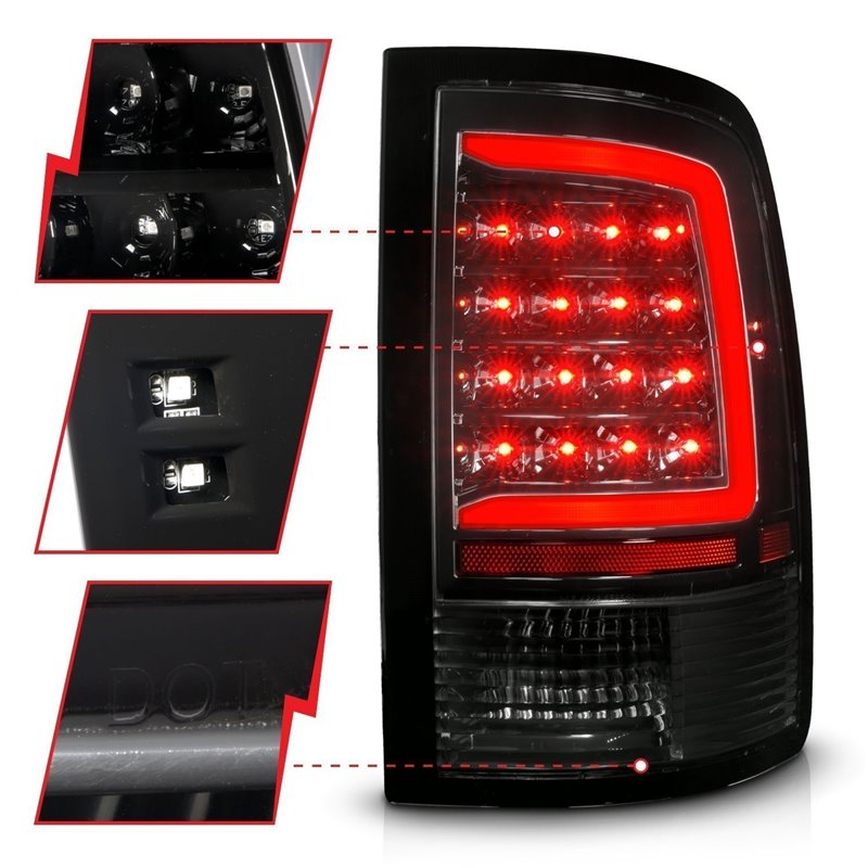 Anzo USA | Tail Light Assembly - Ram 1500 / Classic / 2500 / 3500 2009-2023