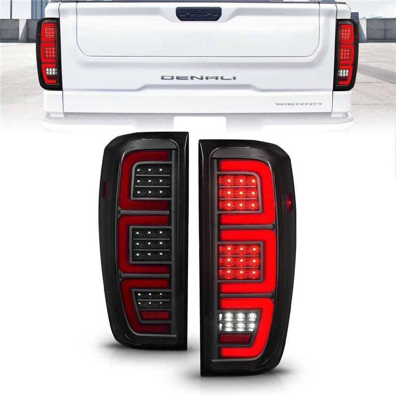Anzo USA | LED Tail Light Assembly - Sierra 1500 / 2500 HD / 3500 HD 2019-2023