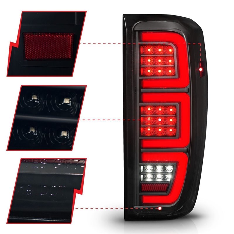 Anzo USA | LED Tail Light Assembly - Sierra 1500 / 2500 HD / 3500 HD 2019-2023