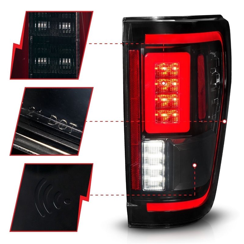Anzo USA | LED Tail Light Assembly - F-150 2021-2023