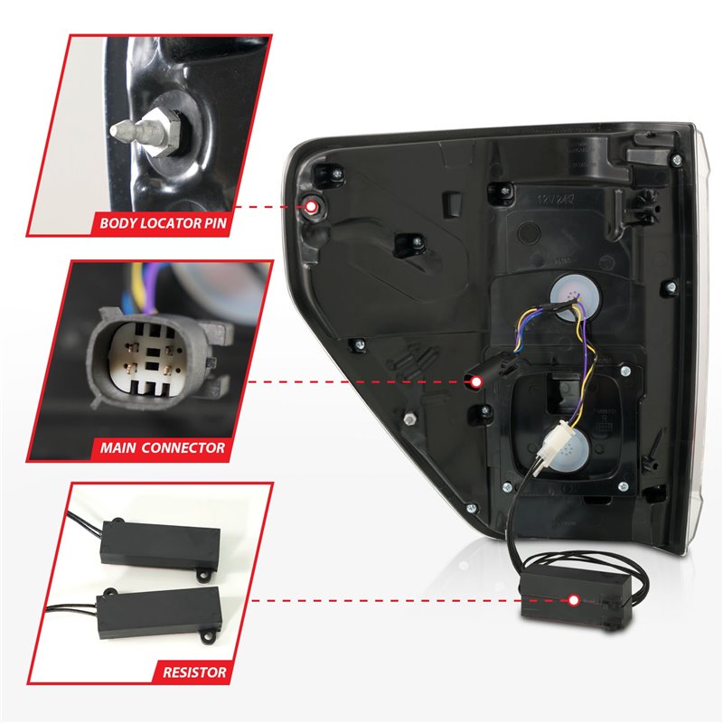 Anzo USA | LED Tail Light Assembly - F-150 2021-2023