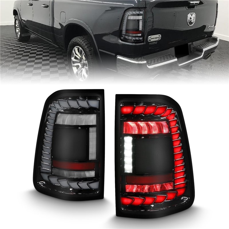 Anzo USA | LED Tail Light Assembly - Ram 1500 Big Horn / Tradesman 2019-2023
