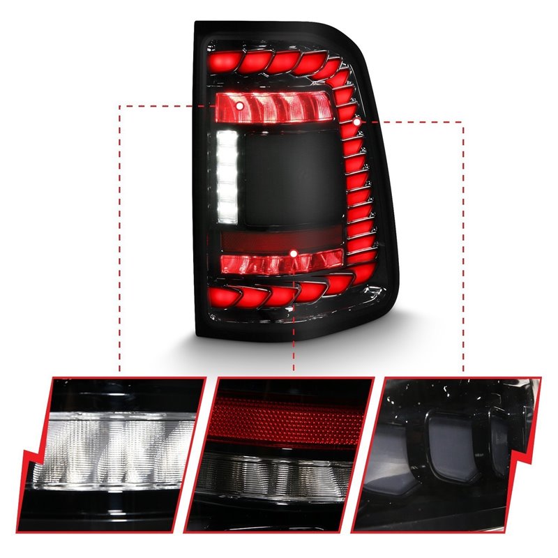 Anzo USA | LED Tail Light Assembly - Ram 1500 2019-2023