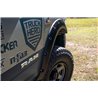 Bushwacker | 20146-02 Black Pocket/Rivet Style Smooth Finish Rear Fender Flares for 2023-2024 Ford F-250/350 - F-250 / F-350  20