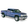 Bushwacker | 40990-02 Black Pocket/Rivet Style Smooth Finish 4-Piece Fender Flare Set for 2021-2022 Chevrolet Colorado 61.7 in b