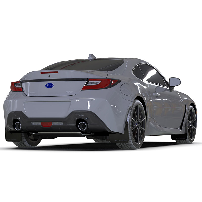 RallyArmor | Black UR Mud Flap Dark Grey Logo - BRZ / GR86 2022-2024