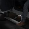 Go Rhino | 20405187PC - E1 Electric Running Boards With Mounting Brackets - Textured Black - Silverado / Sierra 2500 HD / 3500 H