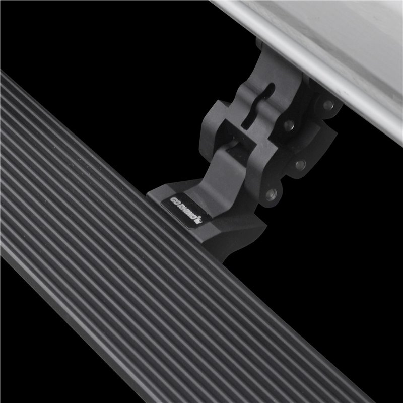 Go Rhino | 20441587PC - E1 Electric Running Boards With Mounting Brackets - Textured Black - Tundra 4.0L / 4.7L / 5.7L 2007